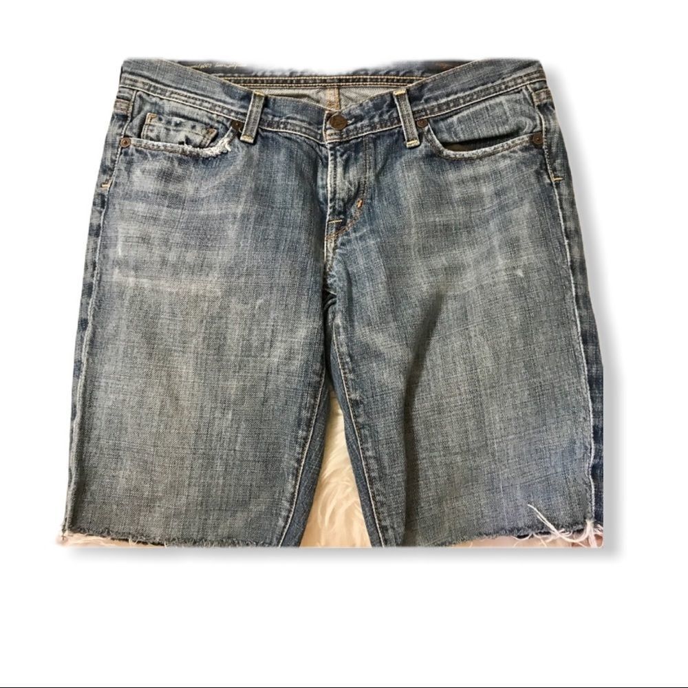 COH Citizens of Humanity Cut-Off Denim Shorts